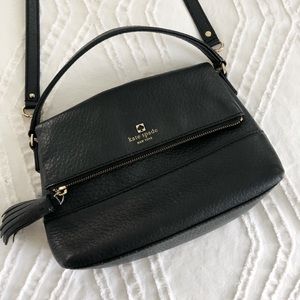 Black & Gold Kate Spade Crossbody Purse